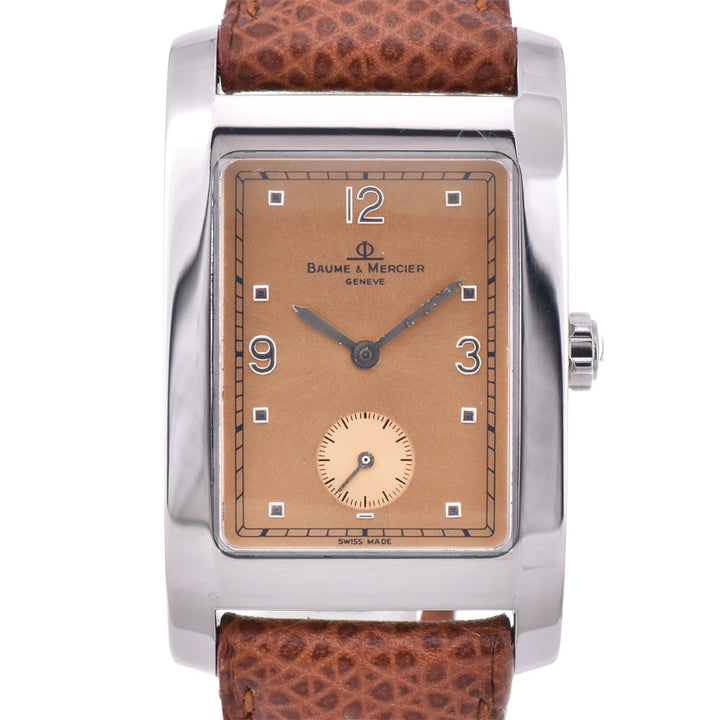 Baume & Mercier Hampton MV045063 Small second Orange Dial Quartz Men's
 Watch P#143538