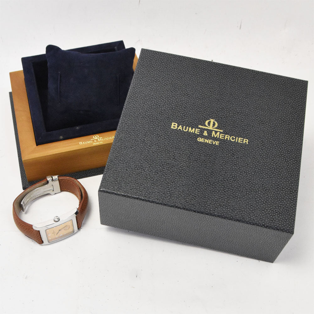 Baume & Mercier Hampton MV045063 Small second Orange Dial Quartz Men's
 Watch P#143538