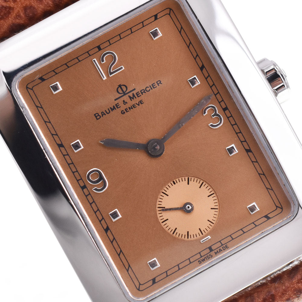 Baume & Mercier Hampton MV045063 Small second Orange Dial Quartz Men's
 Watch P#143538