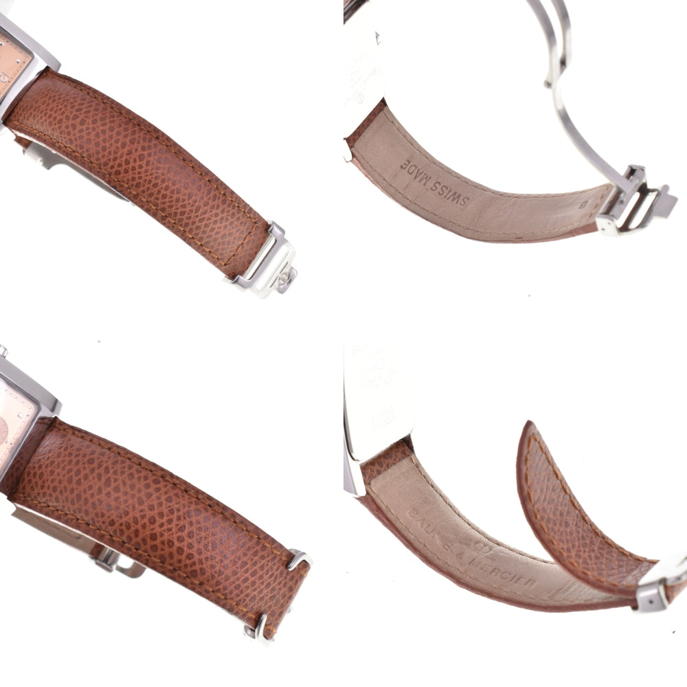 Baume & Mercier Hampton MV045063 Small second Orange Dial Quartz Men's
 Watch P#143538