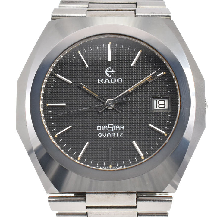 RADO Diastar 89-729.1706.3 Date Super Hard Case black Dial Quartz Men's
 Watch R#143542