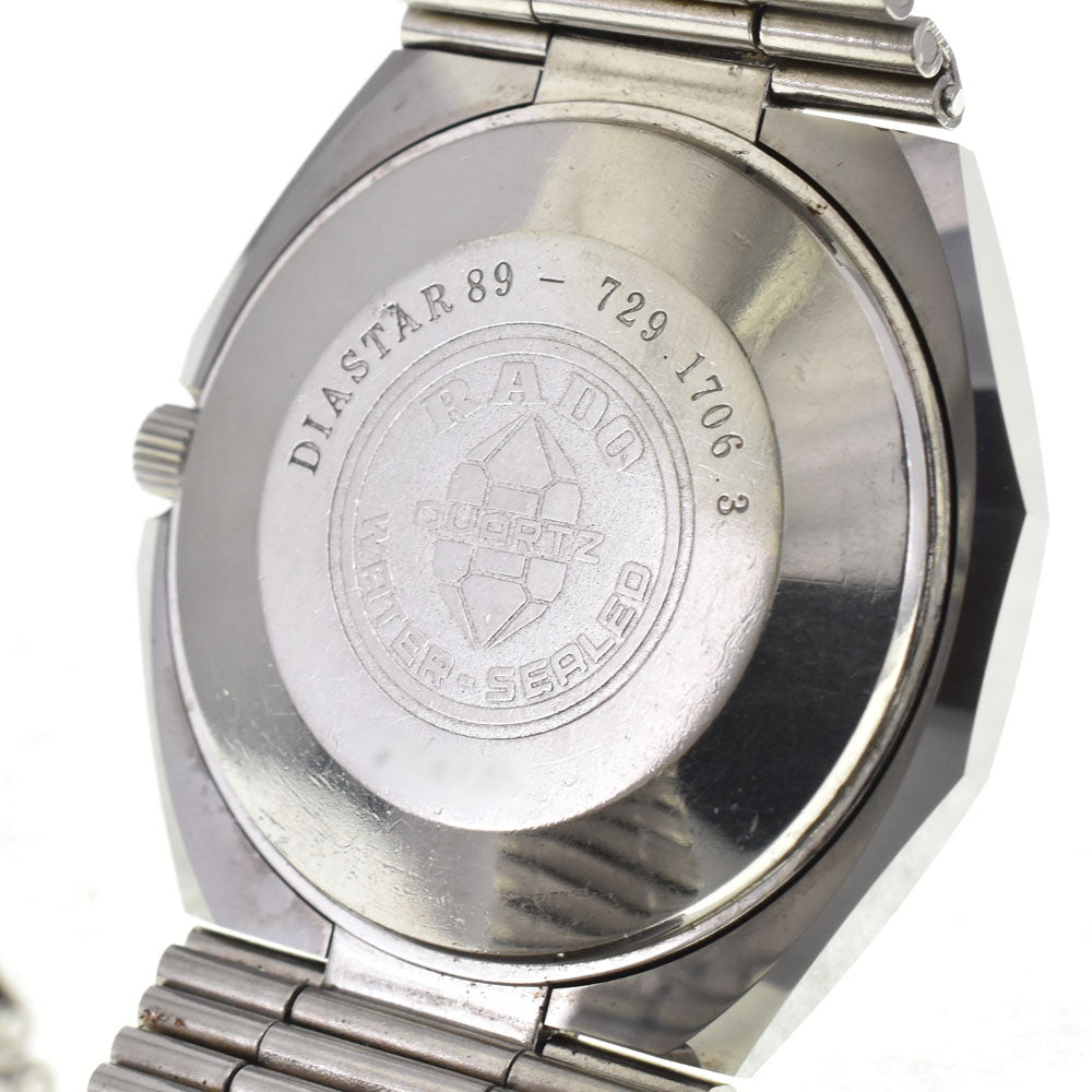 RADO Diastar 89-729.1706.3 Date Super Hard Case black Dial Quartz Men's
 Watch R#143542