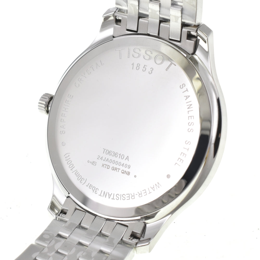 with paper TISSOT Tradition T063.610.11.038.00 Date Silver Dial Quartz Men's
 Watch O#143543