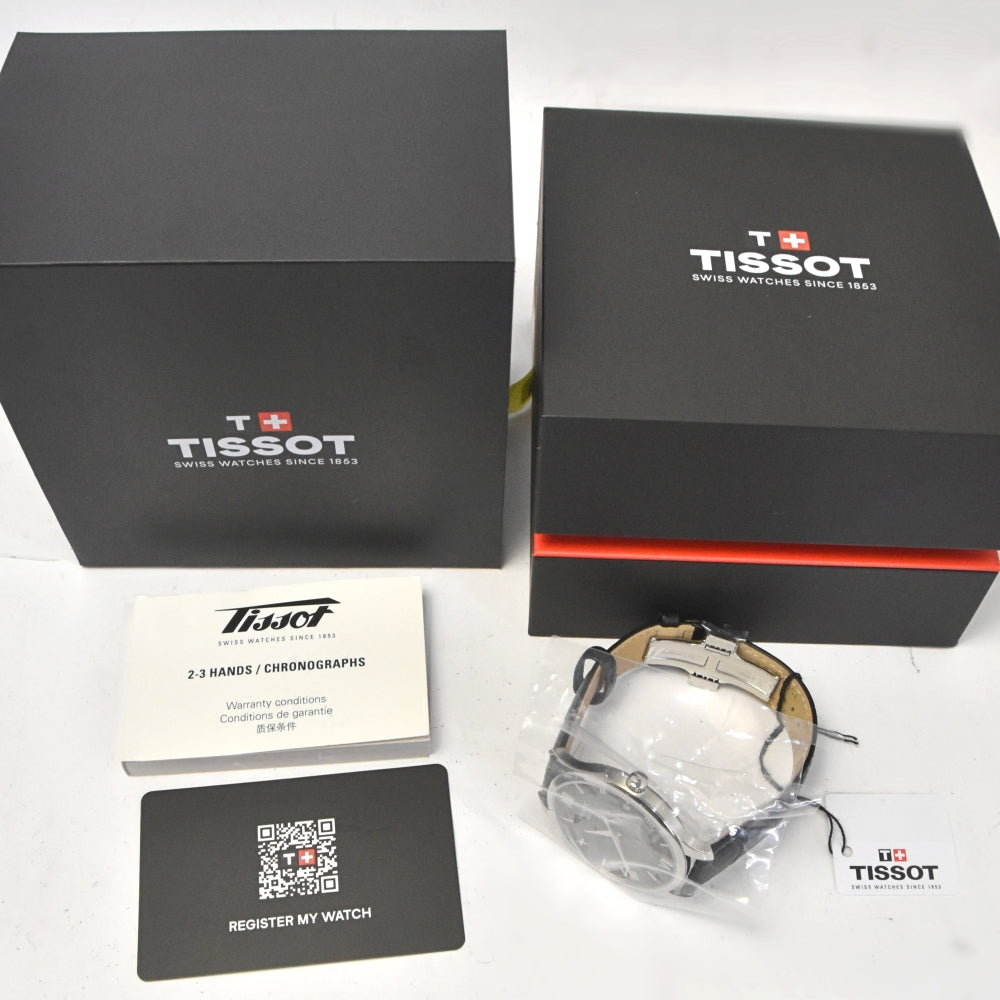 with paper TISSOT Tradition T063.610.16.058.00 Date black Dial Quartz Men's
 Watch O#143544