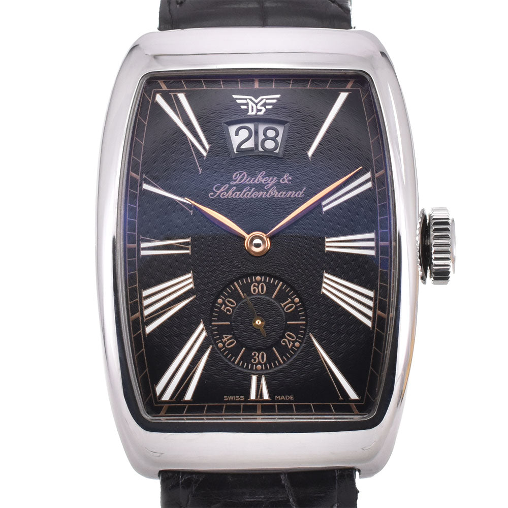 with paper DUBEY & SCHALDENBRAND Aerodene Big date Small second black Dial Automatic Men's
 Watch P#143546