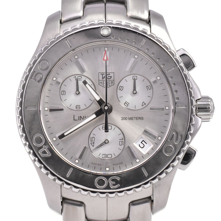 with paper TAG HEUER Link CJ1111.BA0576 Chronograph Silver Dial Quartz Men's
 Watch P#143548