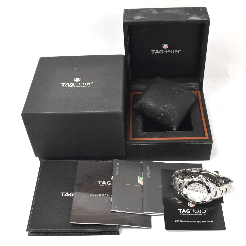 with paper TAG HEUER Link CJ1111.BA0576 Chronograph Silver Dial Quartz Men's
 Watch P#143548