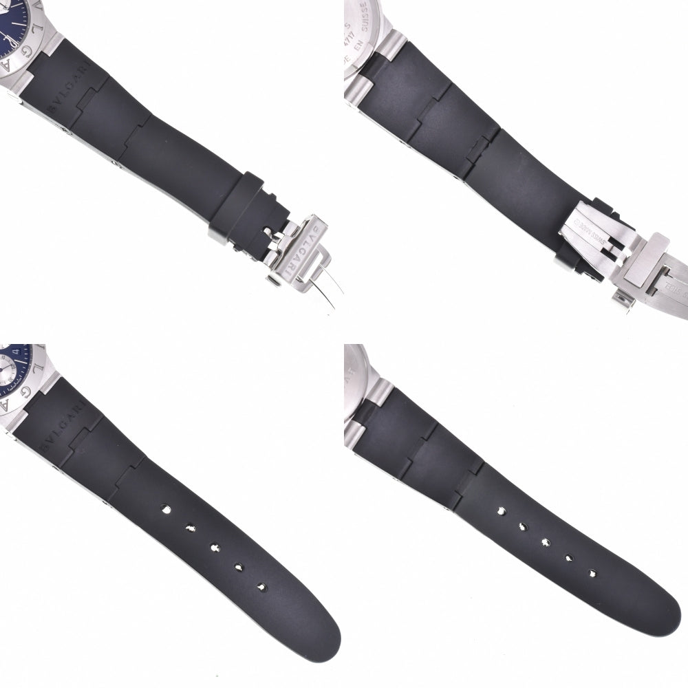 BVLGARI Diagono Sport Chrono Date CH35S Stainless Steel / Rubber black Dial Quartz Men's
 Watch P#143549