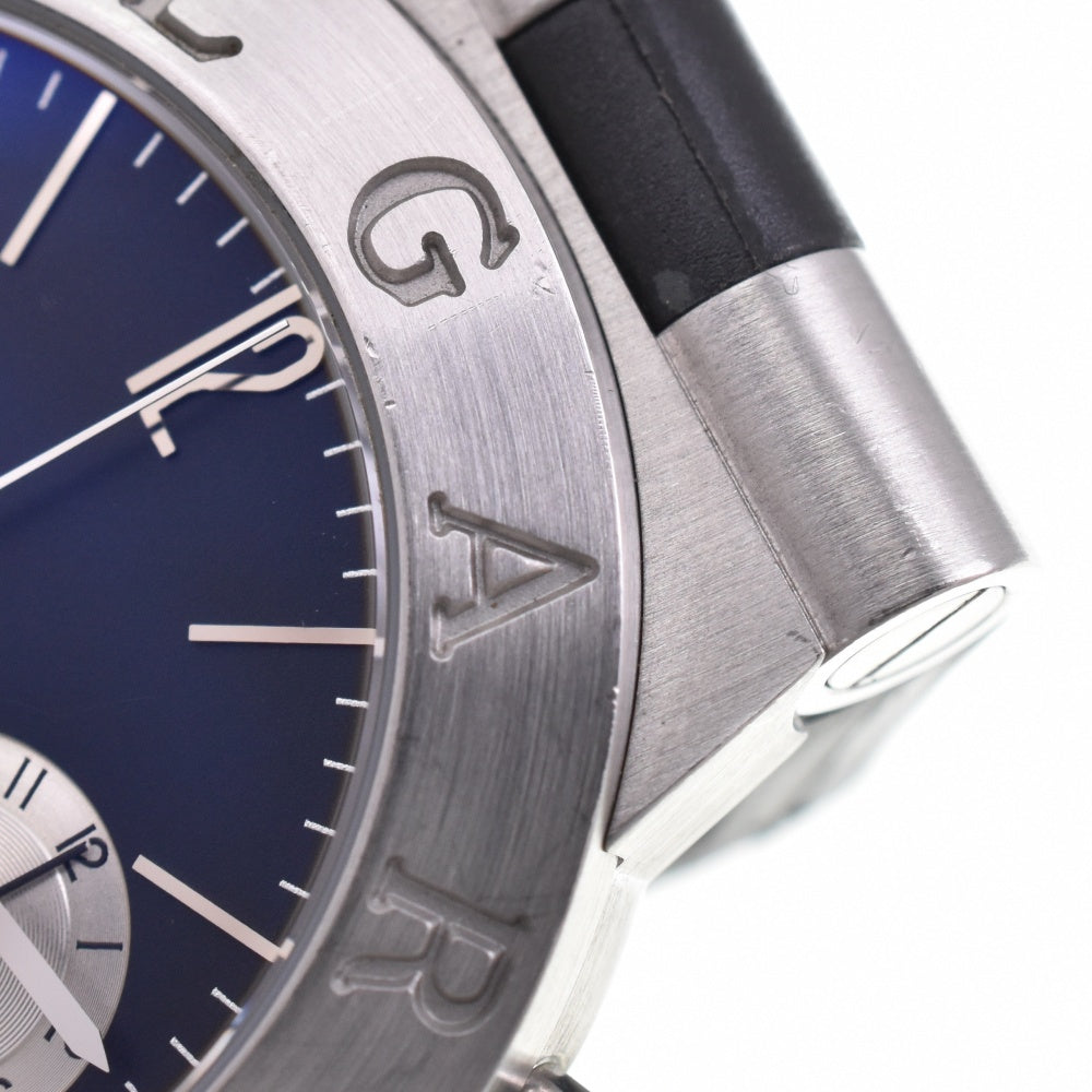 BVLGARI Diagono Sport Chrono Date CH35S Stainless Steel / Rubber black Dial Quartz Men's
 Watch P#143549