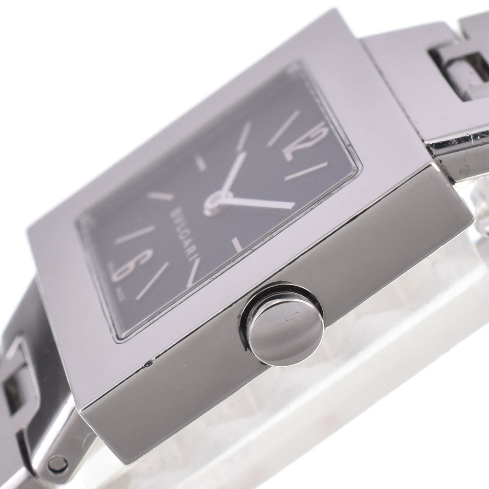 BVLGARI Quadlard SQ22SS black Dial Quartz Ladies
 Watch R#143556