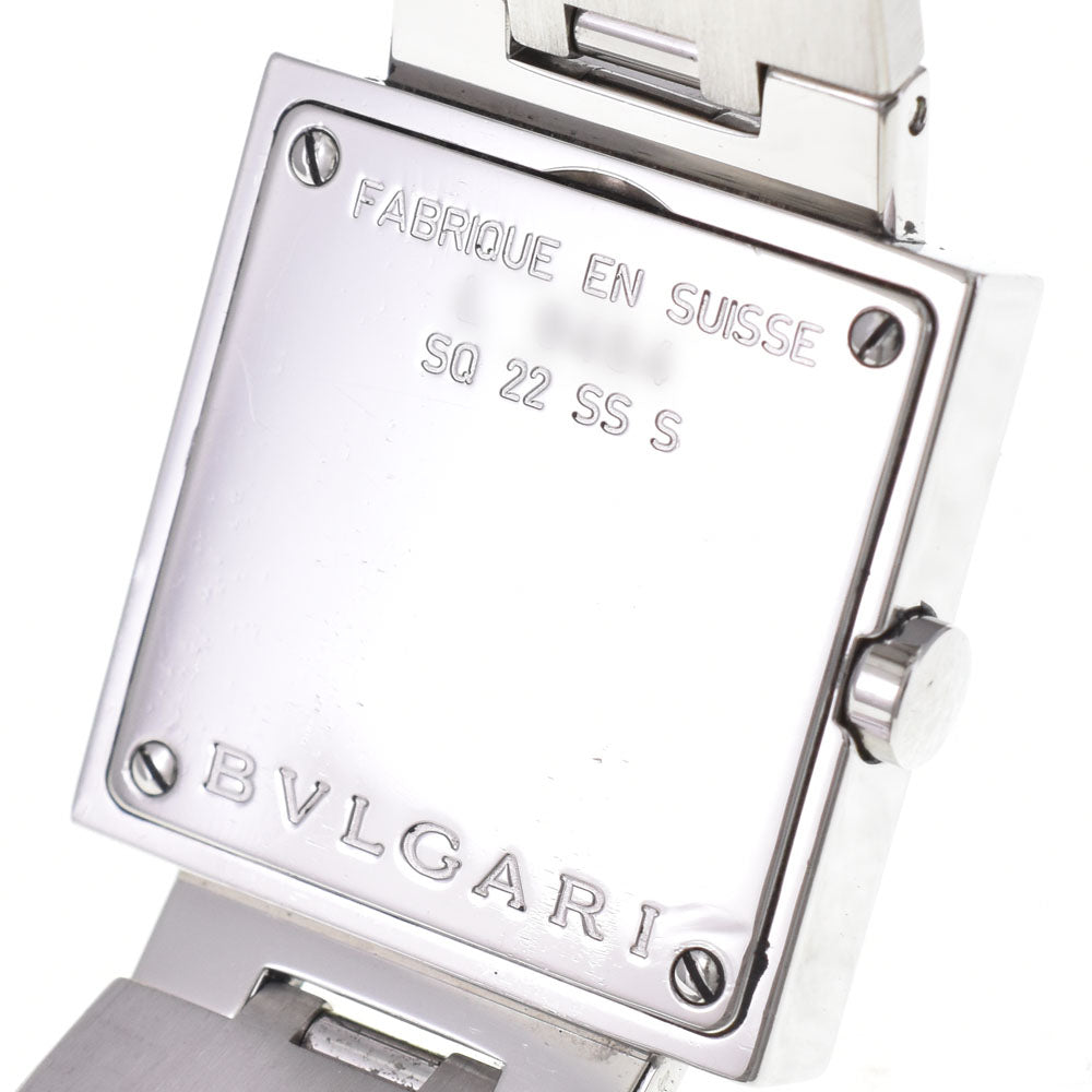 BVLGARI Quadlard SQ22SS black Dial Quartz Ladies
 Watch R#143556
