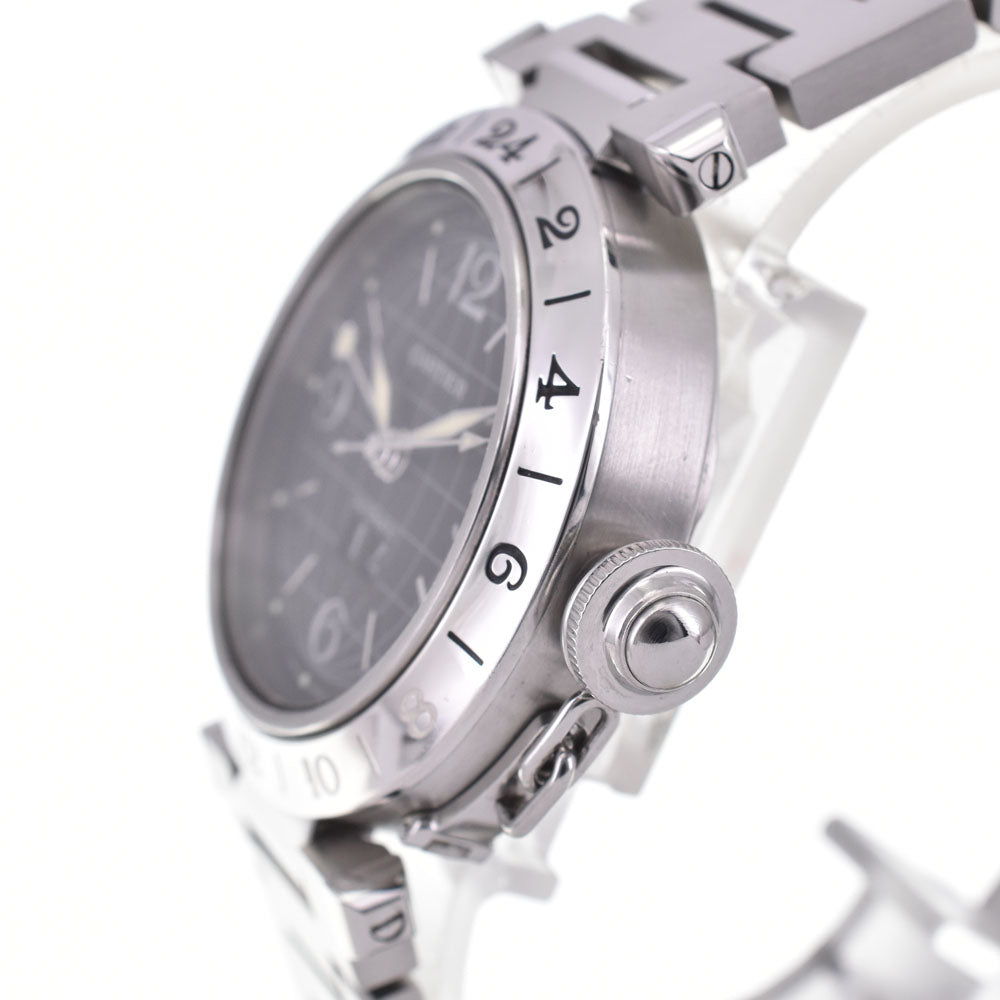 CARTIER Pasha C Meridian Big Date GMT W31049M7 black Dial Automatic Unisex
 Watch R#143558