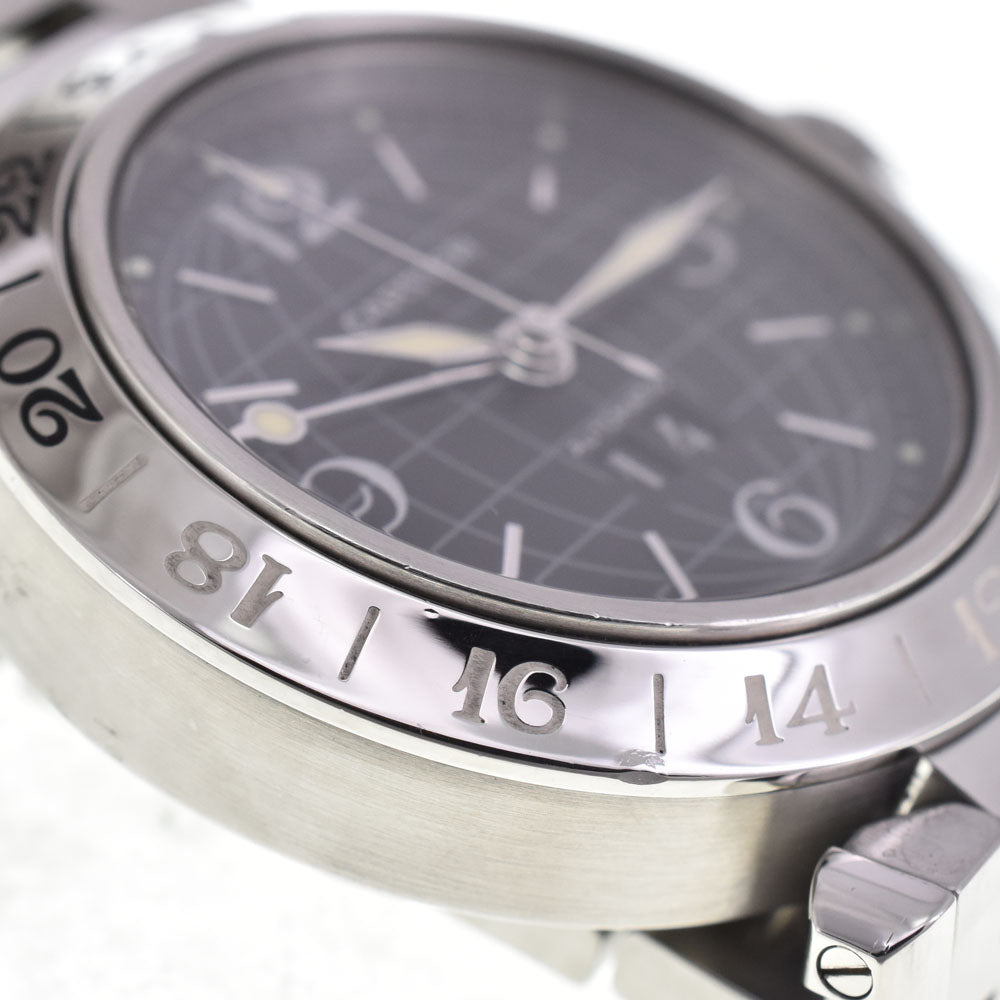 CARTIER Pasha C Meridian Big Date GMT W31049M7 black Dial Automatic Unisex
 Watch R#143558