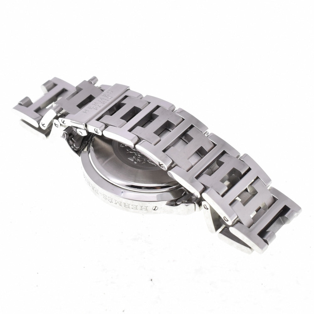 with paper HERMES Clipper CL1.910 Chronograph Date D-buckle white Dial Quartz Men's
 Watch P#143560