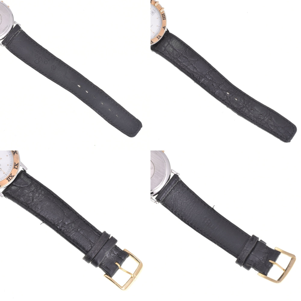 OMEGA Constellation 196.1080 Date YG flat bezel white Dial Quartz Men's
 Watch P#143562