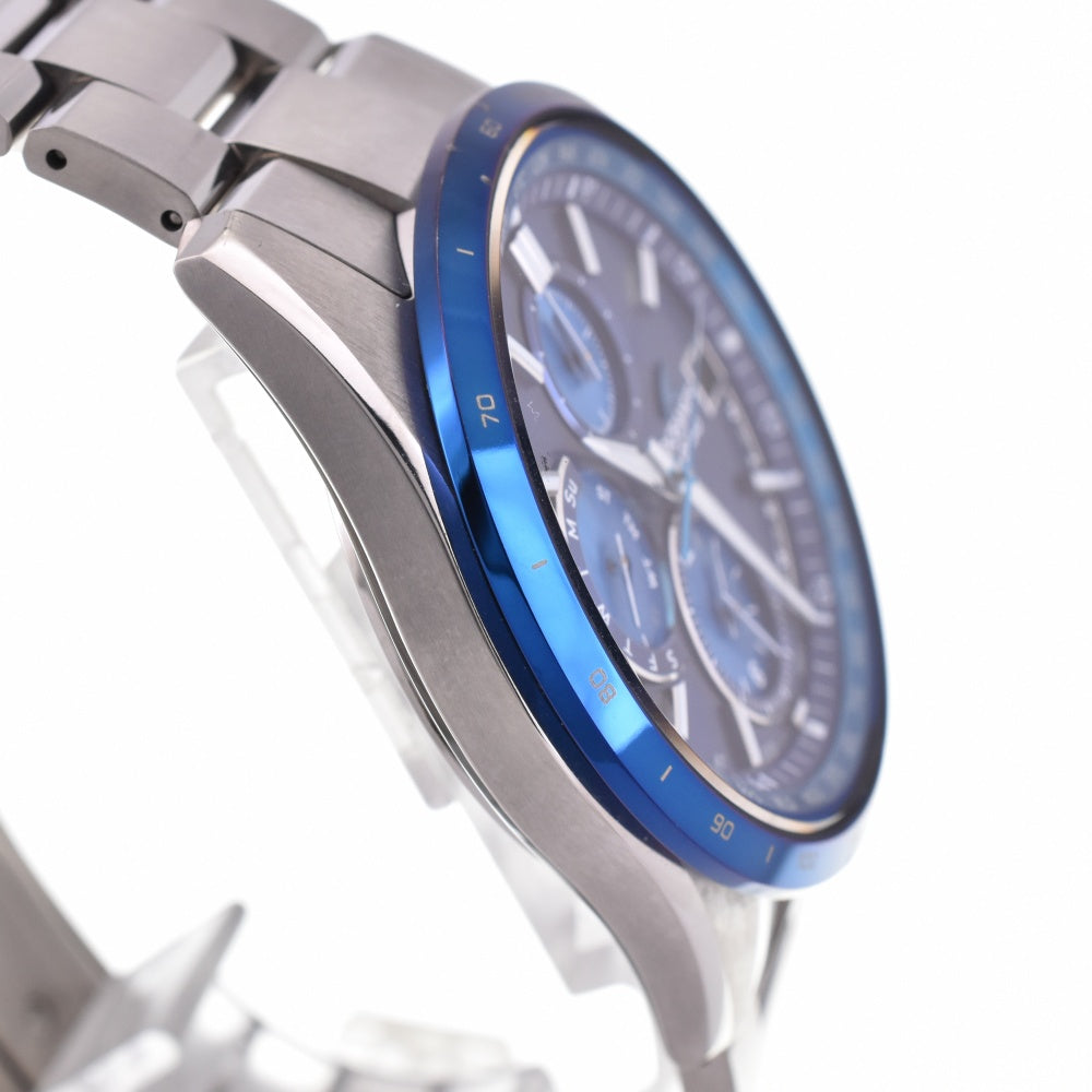 with paper CASIO Oceanus Classic Line OCW-T2610F-2AJF titanium blue Dial Radio Sync Solar Men's
 Watch O#143565
