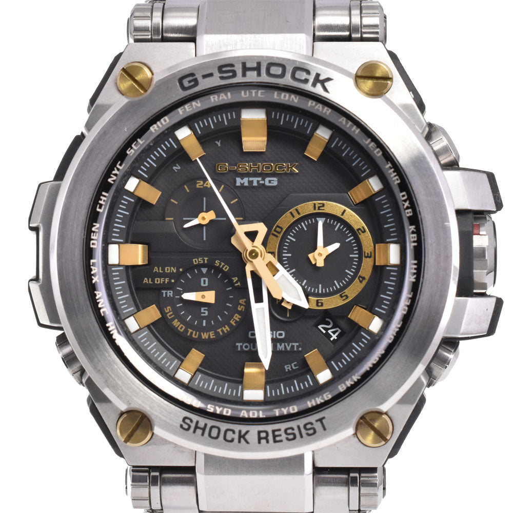 CASIO G-SHOCK MT-G MTG-S1000D-1A9JF tough Black / gold Dial Radio Sync Solar Men's
 Watch A#143566