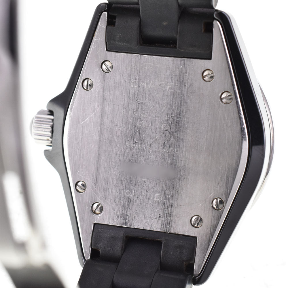 with paper CHANEL J12 H0681 Ceramic / rubber black Dial Quartz Ladies
 Watch P#143567