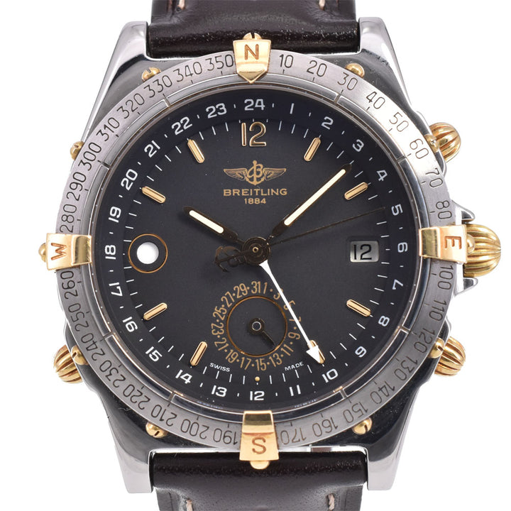 BREITLING Duograph B15047 Date black Dial Automatic Men's
 Watch P#143569