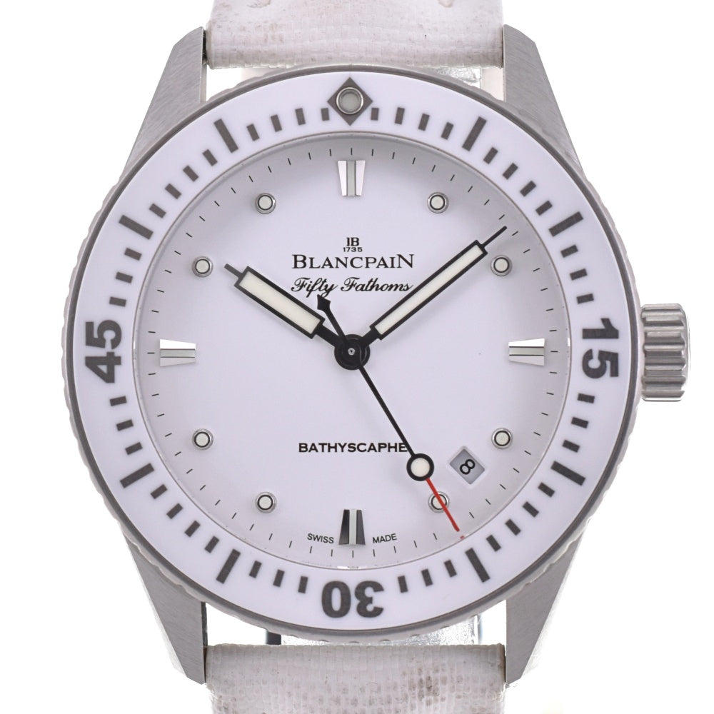 Blancpain Fifty Fathoms Bachiscarf 5100-1127-W52A Date white Dial Automatic Unisex
 Watch P#143570