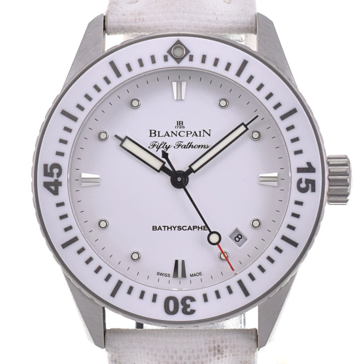 Blancpain Fifty Fathoms Bachiscarf 5100-1127-W52A Date white Dial Automatic Unisex
 Watch P#143570