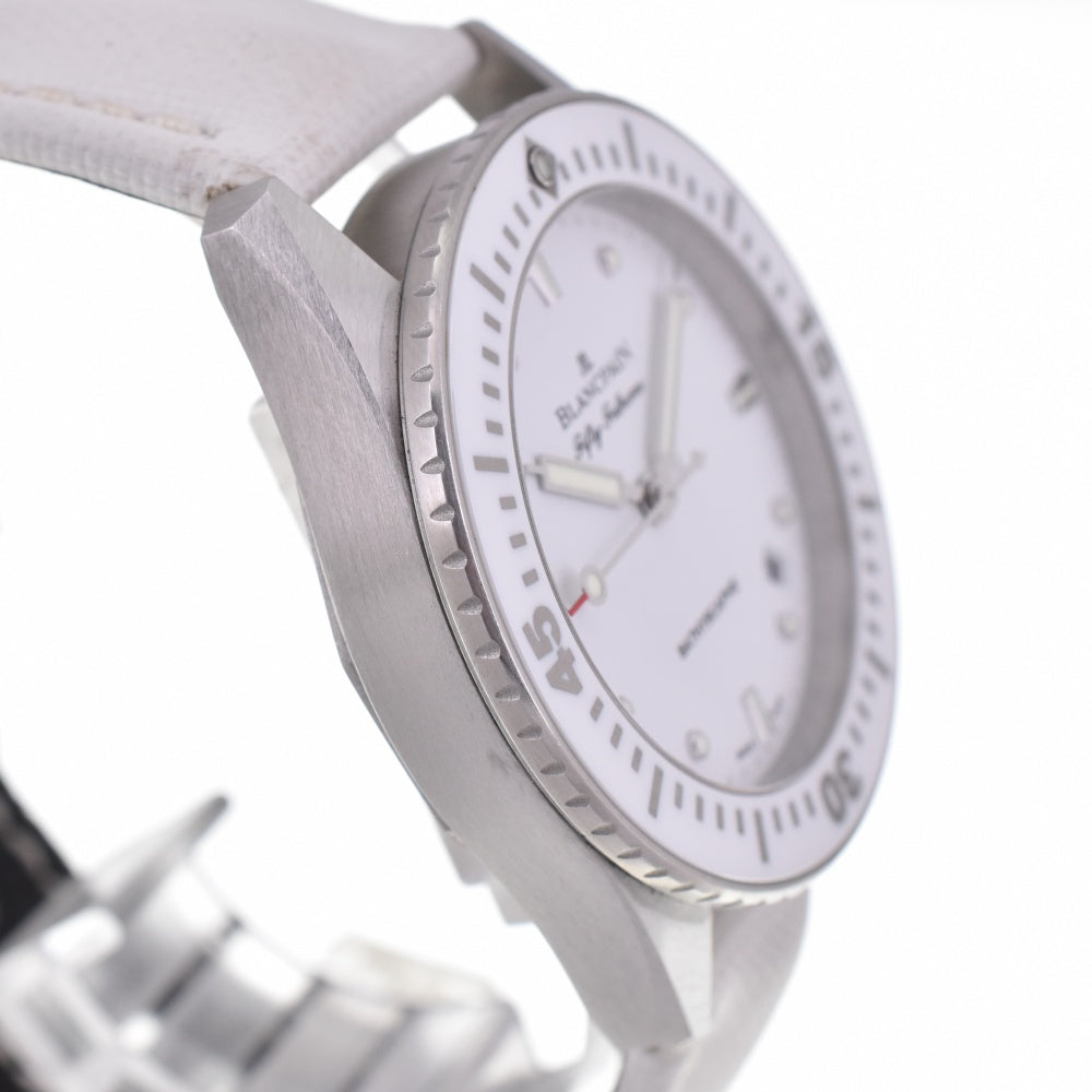 Blancpain Fifty Fathoms Bachiscarf 5100-1127-W52A Date white Dial Automatic Unisex
 Watch P#143570