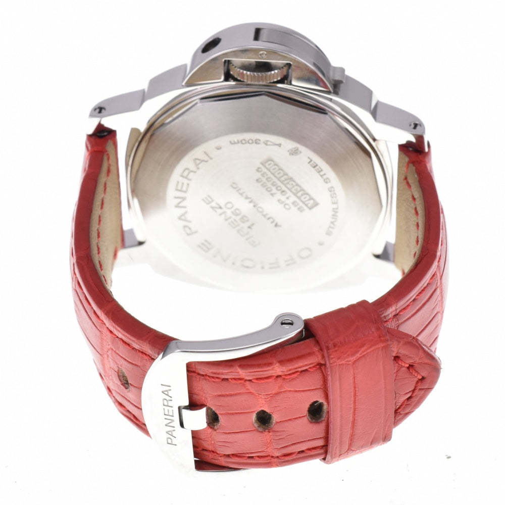 with paper PANERAI Luminor GMT Acciaio PAM01088 Small second date black Dial Automatic Men's
 Watch P#143571