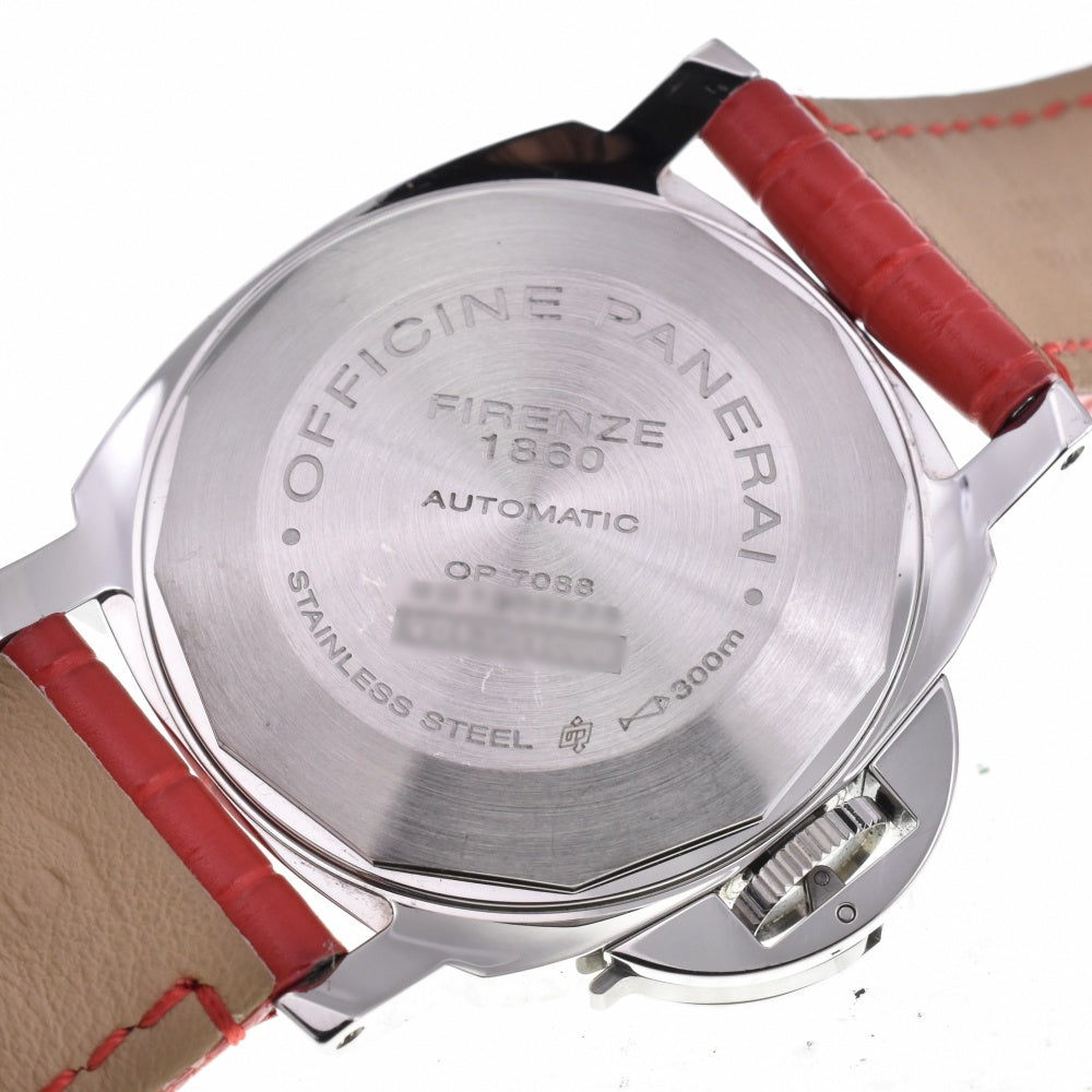 with paper PANERAI Luminor GMT Acciaio PAM01088 Small second date black Dial Automatic Men's
 Watch P#143571