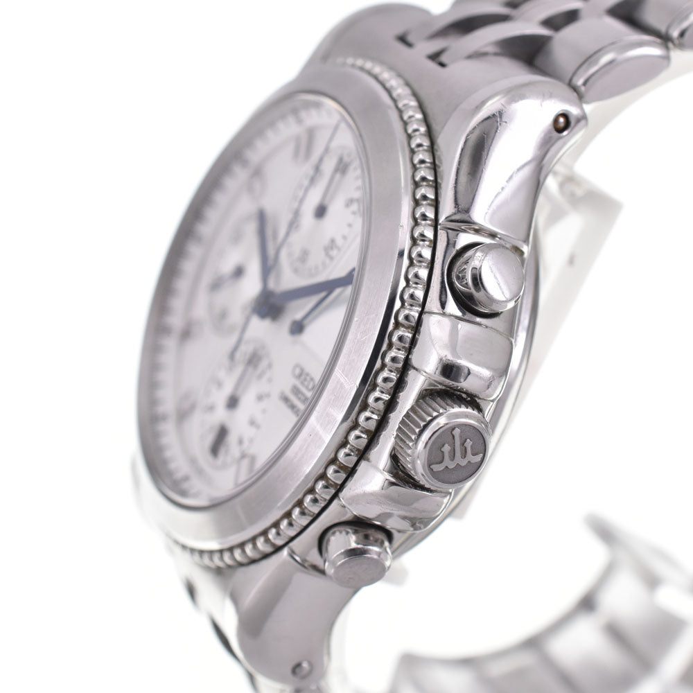 SEIKO CREDOR Pacificique GCBK995/6S77-0A10 Power reserve chronograph Silver Dial Automatic Men's
 Watch A#143575