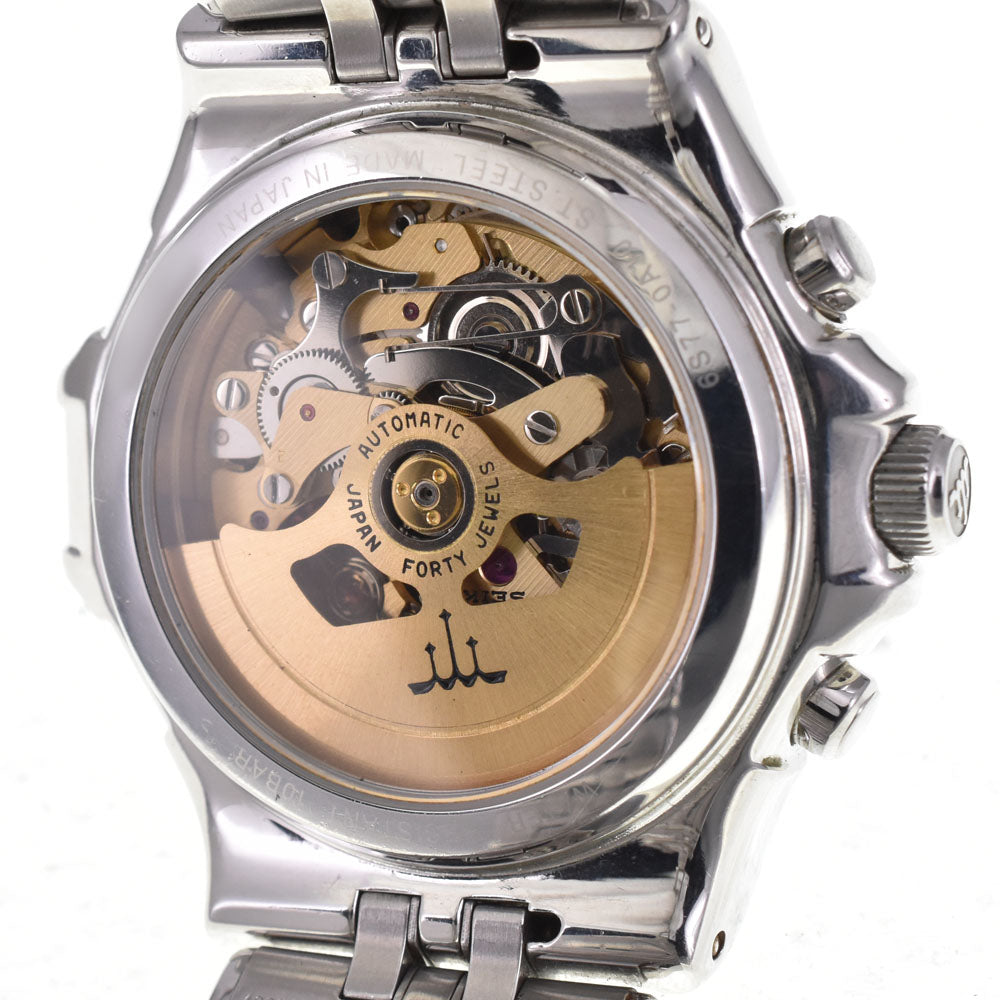 SEIKO CREDOR Pacificique GCBK995/6S77-0A10 Power reserve chronograph Silver Dial Automatic Men's
 Watch A#143575