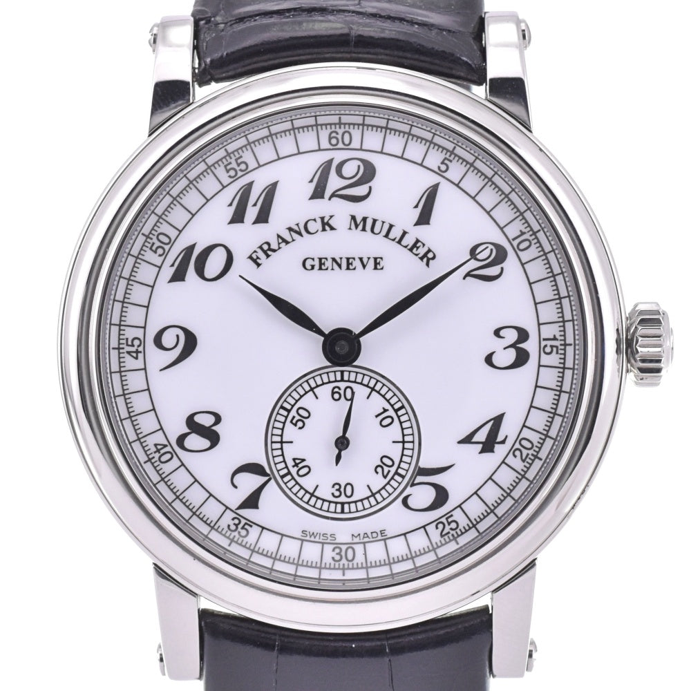 with paper FRANCK MULLER Round vintage 7391BS6VIN white Dial Hand Winding Men's
 Watch O#143577