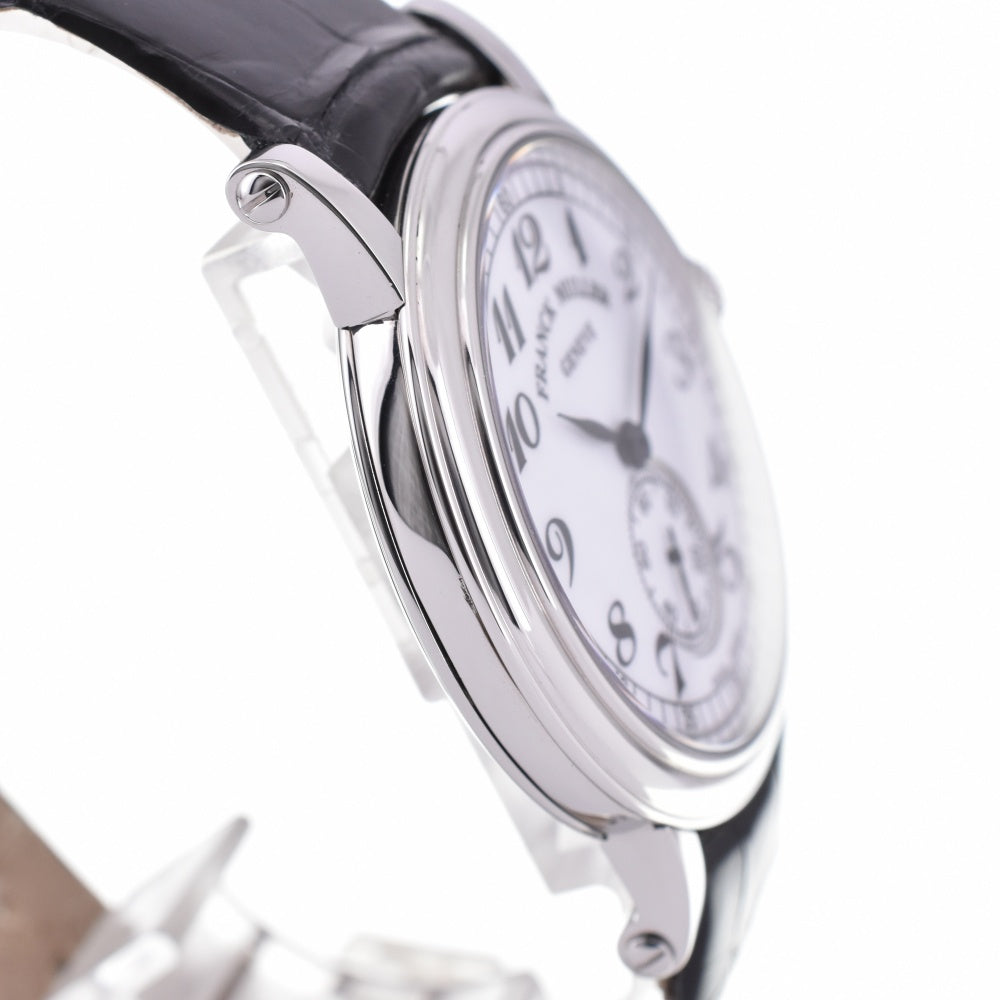 with paper FRANCK MULLER Round vintage 7391BS6VIN white Dial Hand Winding Men's
 Watch O#143577