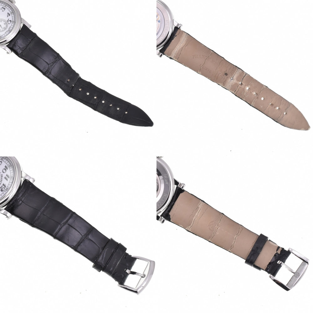 with paper FRANCK MULLER Round vintage 7391BS6VIN white Dial Hand Winding Men's
 Watch O#143577