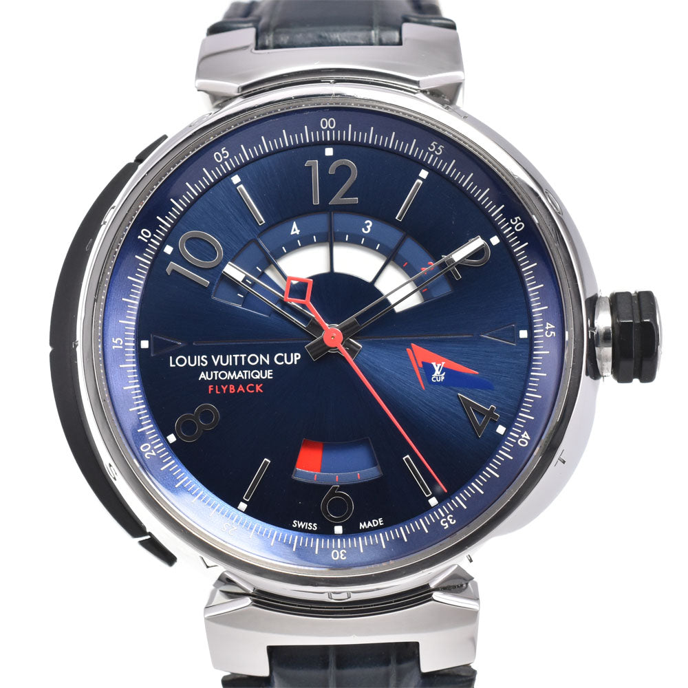 LOUIS VUITTON Tambour Chrono Vuitton Cup Flyback Q103D blue Dial Automatic Men's
 Watch P#143578