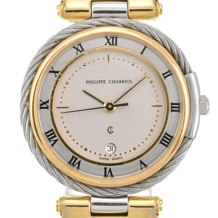 PHILIPPE CHARRIOL Celtic Date Silver Dial Quartz Ladies
 Watch O#143581