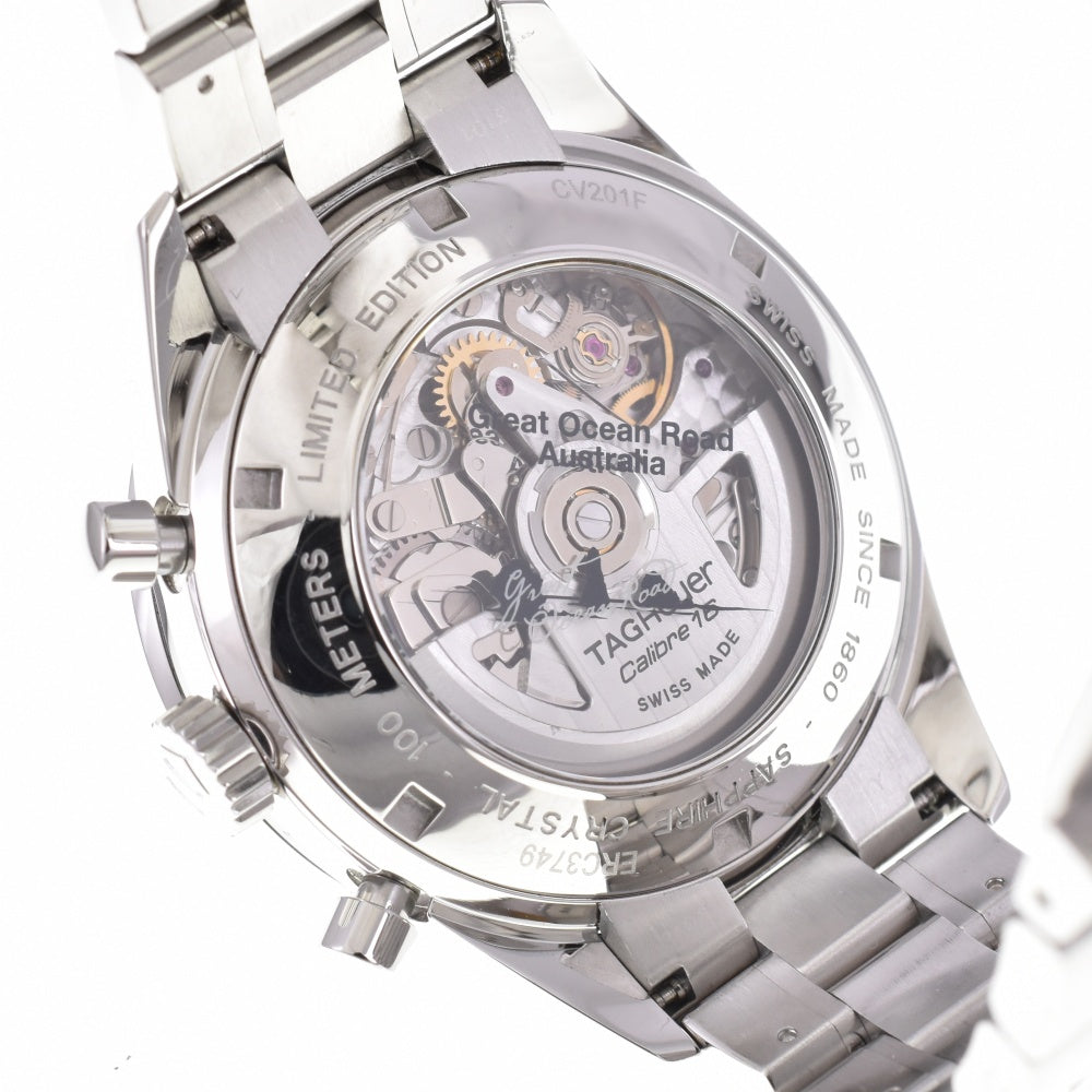 TAG HEUER Carrera Great Ocean Road Japan Exclusive CV201F.BA0794 Chronograph Dark green Dial Automatic Men's
 Watch O#143588