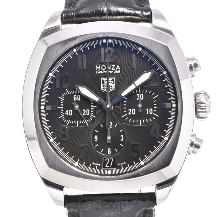 with paper TAG HEUER Monza CR5110.FC6175 Caliber 36 Chronograph Date black Dial Automatic Men's
 Watch P#143590