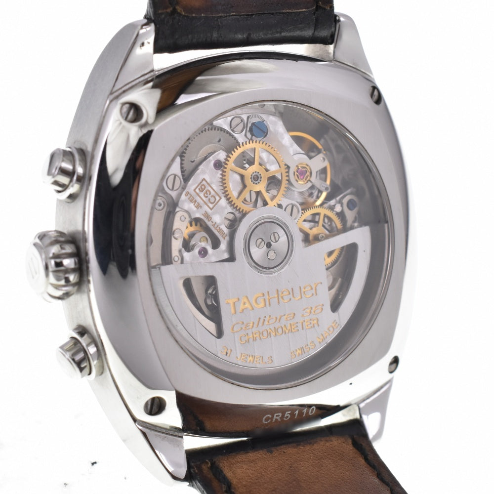 with paper TAG HEUER Monza CR5110.FC6175 Caliber 36 Chronograph Date black Dial Automatic Men's
 Watch P#143590