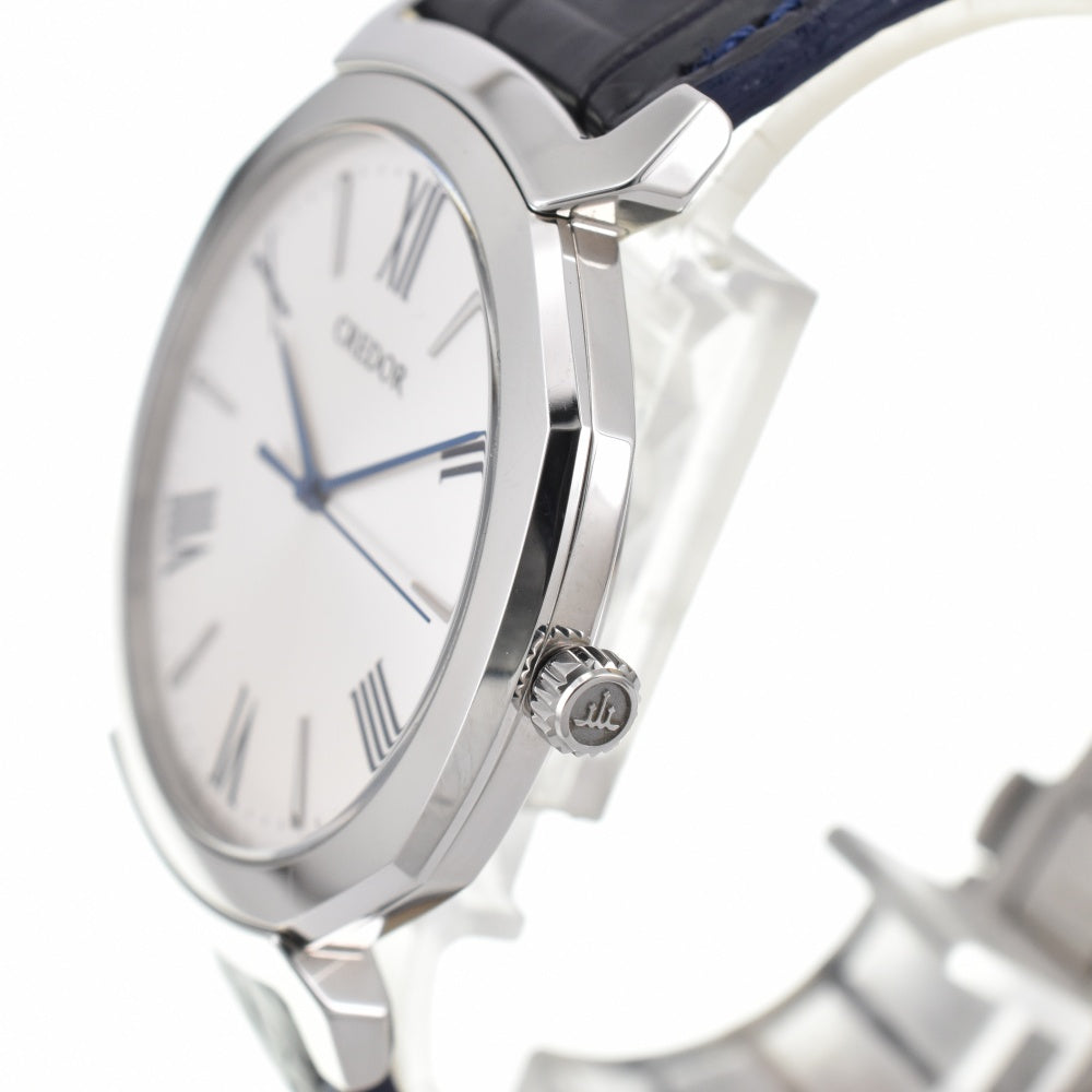 SEIKO CREDOR Linearx 8J81-0AS0 Silver Dial Quartz Men's
 Watch O#143592