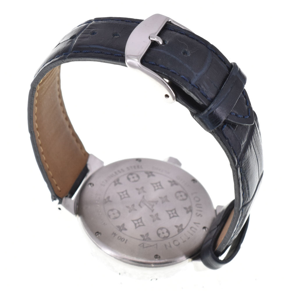 LOUIS VUITTON Tambour Q1111 Date Brown Dial Quartz Men's
 Watch R#143593