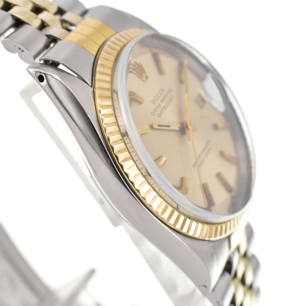 ROLEX Oyster Perpetual DATEJUST Ｒef.1601 vintage Stainless Steel/YG Cal.1570 Champagne Dial Automatic Men's
 Watch R#143595