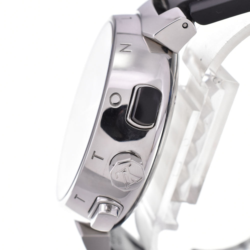 LOUIS VUITTON Tambour Regatta Q102D Chronograph Date Alarm blue Dial Quartz Men's
 Watch Q#143599