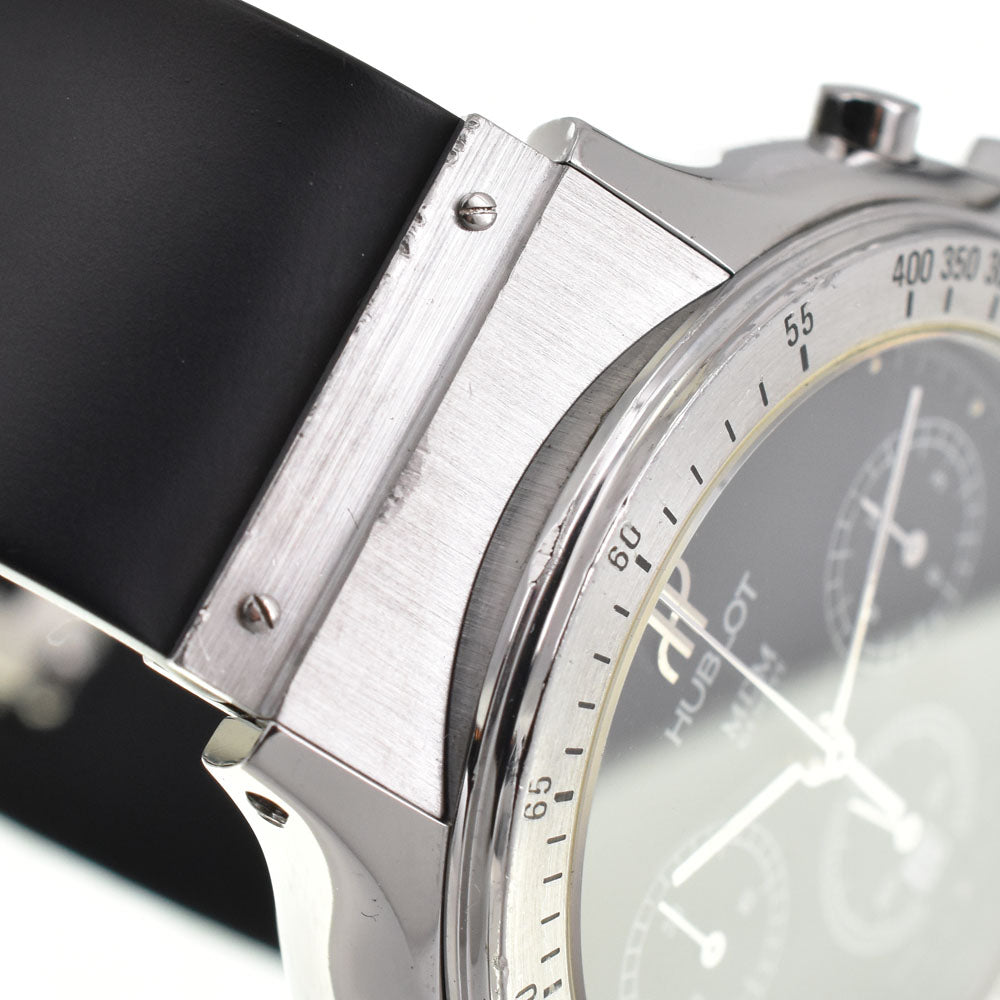 HUBLOT MDM 1620.1 Chronograph Date Stainless Steel/Rubber black Dial Quartz Men's
 Watch R#143601