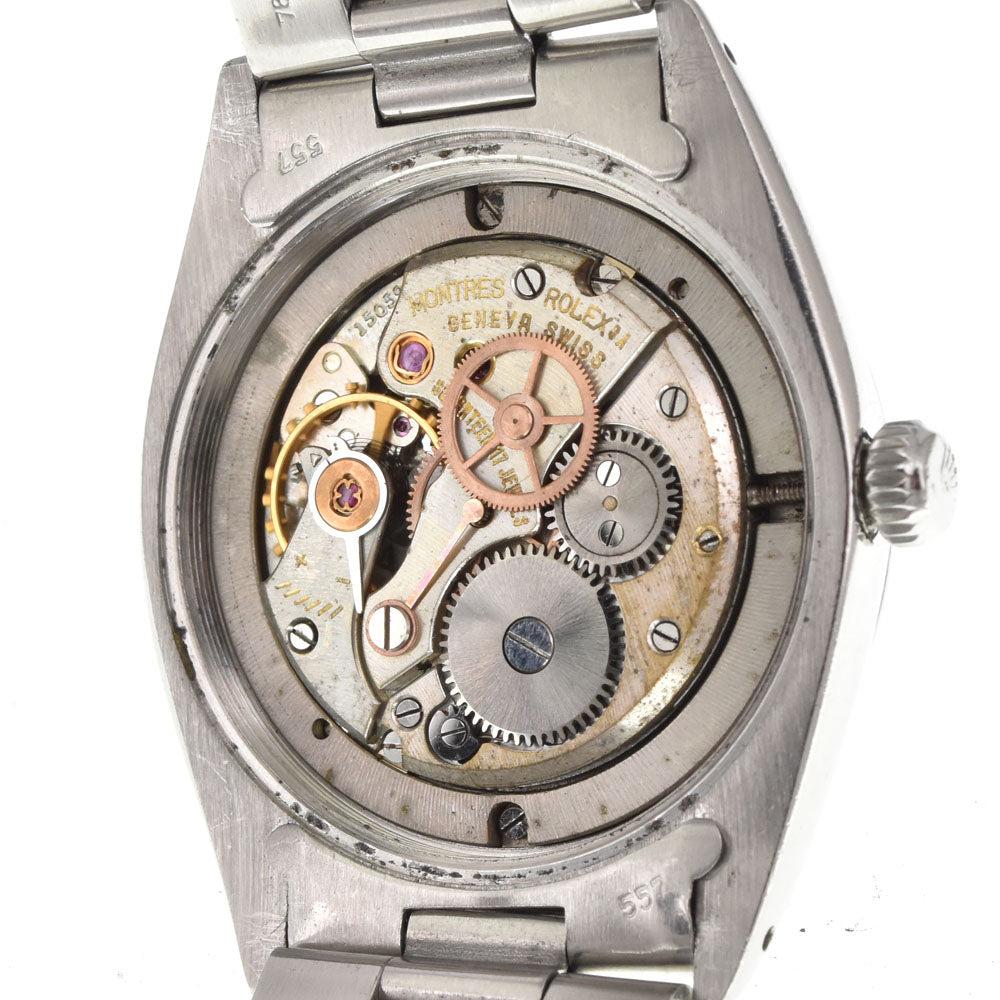 ROLEX Oyster Date Precision 6694 vintage Cal.1225 green Dial Hand Winding Men's
 Watch M#143612
