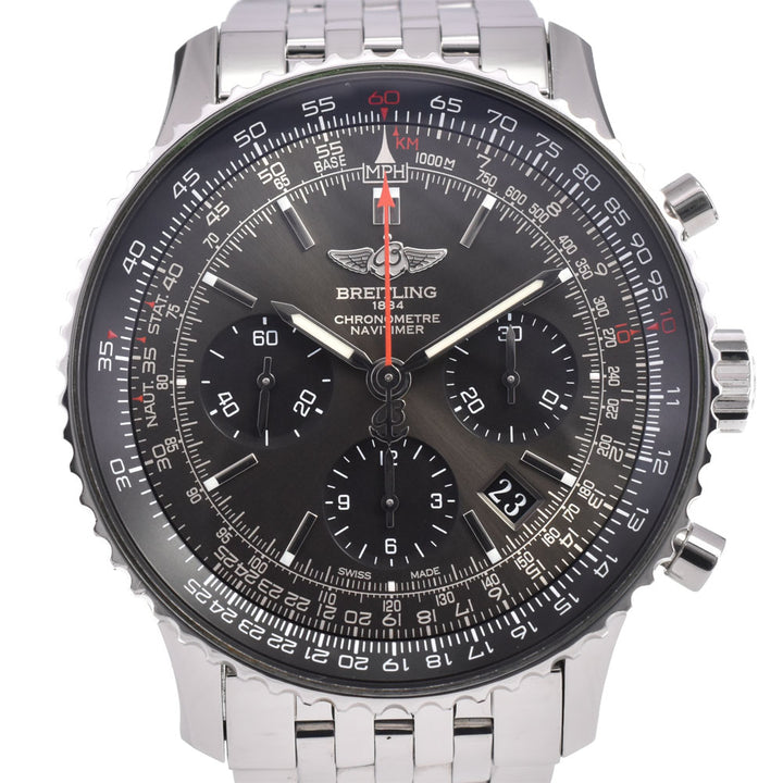 BREITLING Navi timer 1 B01 AB0121 Chronograph Date Gray / black Dial Automatic Men's
 Watch A#143614
