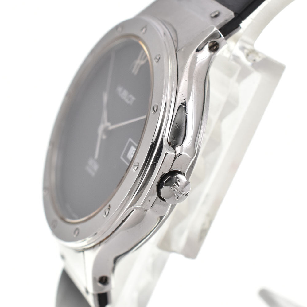 HUBLOT MDM Classic S140.10.1 Date Stainless Steel / Rubber black Dial Quartz Ladies
 Watch R#143615