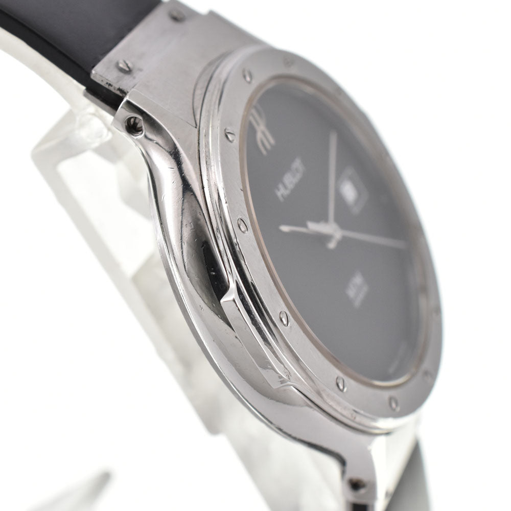 HUBLOT MDM Classic S140.10.1 Date Stainless Steel / Rubber black Dial Quartz Ladies
 Watch R#143615