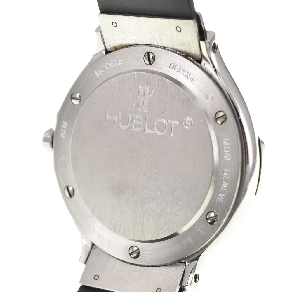 HUBLOT MDM Classic S140.10.1 Date Stainless Steel / Rubber black Dial Quartz Ladies
 Watch R#143615