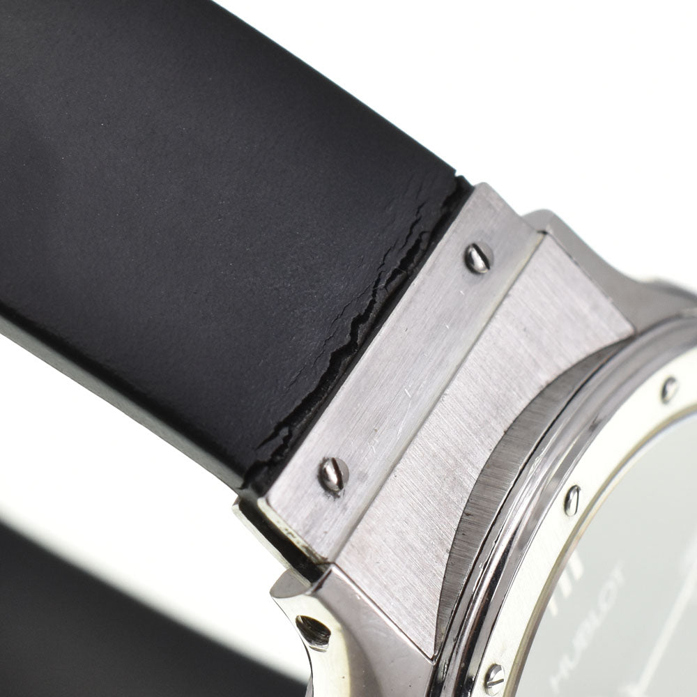 HUBLOT MDM Classic S140.10.1 Date Stainless Steel / Rubber black Dial Quartz Ladies
 Watch R#143615