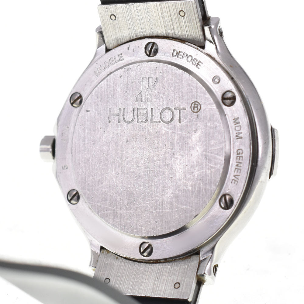 HUBLOT MDM Classic 1390.100.1 Date Stainless Steel / Rubber black Dial Quartz Ladies
 Watch P#143616